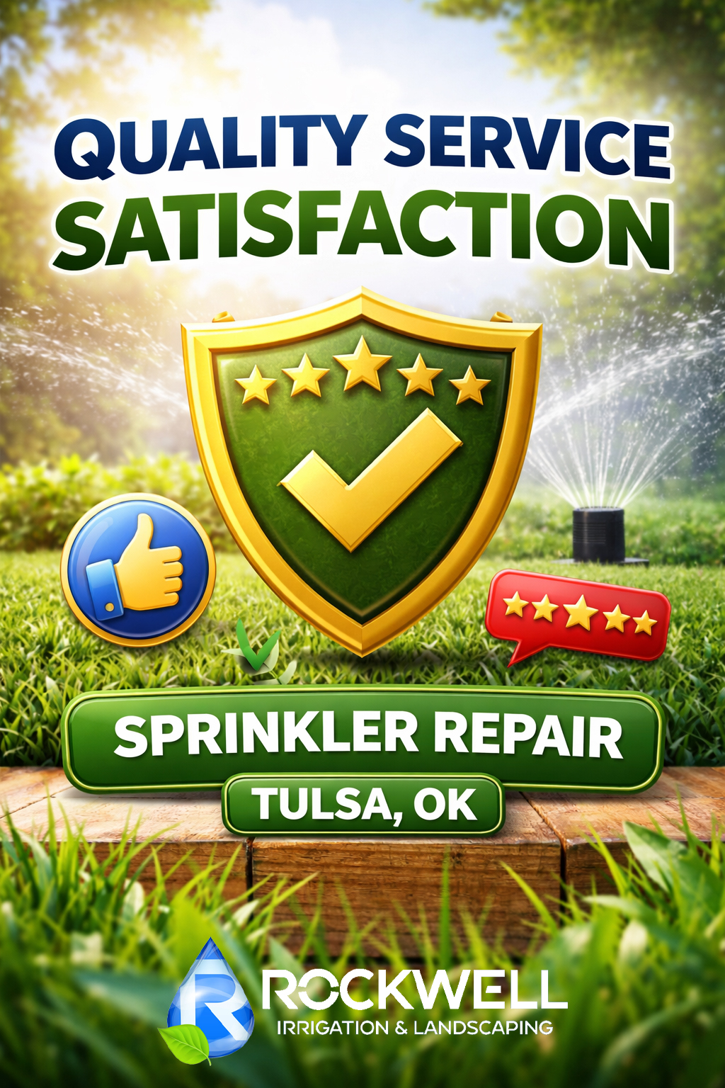 Satisfaction and quality service for Irrigation and Landscaping in Tulsa, OK